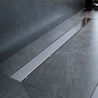 Душевой лоток AM.PM PrimeFlow 90 W02SC-U11-090-04SB с решеткой Хром матовый / под плитку Tile